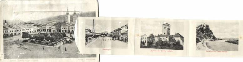 Zsolna (with textile factory) leporellocard