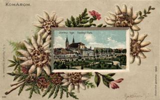 Komárom Darányi park, Edelweiss Emb. litho (EB)