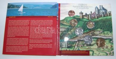 Szlovákia 2005. 50h-10K 5db klf érme + Zaros, Saris emlékérem "Szlovákia Történelmi Vidékei&quo...