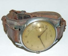 Brauswetter másodopercmutatós férfi karóra. Működőképes, de tíasztításra szorul / Brauswetter watch. Needs cleaning