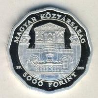 2007. 5000Ft Ag "Debreceni Református Nagytemplom" T:PP Tanúsítvánnyal Csak 6000db!