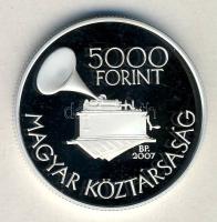2007. 5000Ft Ag "Kodály Zoltán születésének 125. évfordulója" T:PP Csak 6000db! Tanúsítvánnyal!