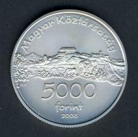 2008. 5000Ft Ag "Siklósi Vár" T:BU Tanúsítvánnyal Csak 4000db!
