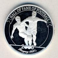 Uganda 2006. 2000Sh Ag "Futball hírességei - Puskás Ferenc" T:PP tanúsítvánnyal! HUNGARIKA