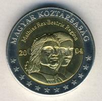 2004. 2€ "Mátyás király - Phoenix vitorlás" próbaveret T:1 kis ph