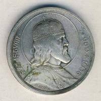 1938. 5P Ag "Szent István" T:2- ph