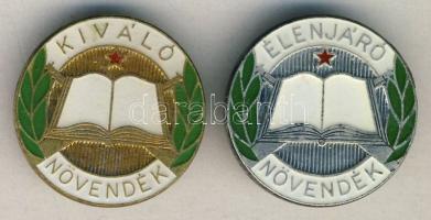 DN. "Kiváló / Élenjáró Növendék" jelvények T:2