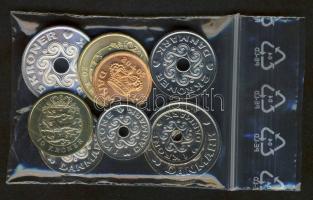 Dánia 2005. 50ö + 1K + 2K + 5K + 10K + 2006. 1K + 2K + 5K + 20K T:1