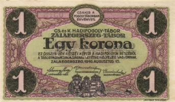 Zalaegerszeg/hadifogolytábor 1916. augusztus 15. 1K T:I
