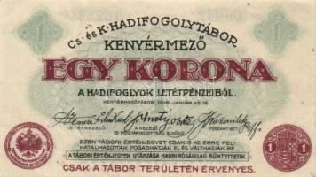 Kenyérmező/hadifogolytábor 1916. január 15. 1K T:I