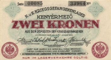 Kenyérmező/hadifogolytábor 1916. január 15. 2K T:I