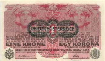 1916. 1K + 2K "Deutschösterreich" felülnyomással T:I