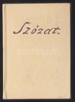 Kölcsey-Erkel: Szózat gondolattól a világhírig. Hazafias népfront 1988. minikönyv