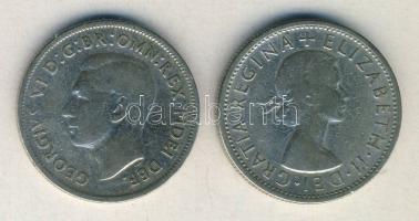 Ausztrália 1952-53. 1Fl Ag (2x) T:3 ph