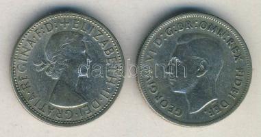 Ausztrália 1952-60. 1Fl Ag (2x) T:3+