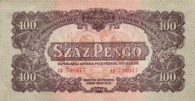 1944. 100P "V.H." (2x) egymásutáni sorszámmal T:I