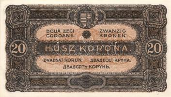 1920. 20K (2x) egymásutáni sorszámmal T:I