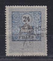 1908 24f teljes rombuszos IV számvízjellel RR!