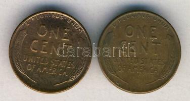 USA 1944-46 1c "Lincoln" hibás veret! (2x) T:3