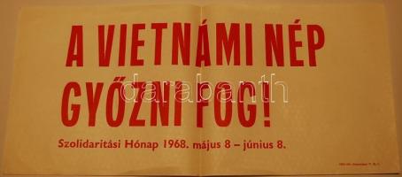 1968 Plakát Vietnám győzni fog