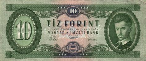 1949-1962. 10Ft (3x) klf évszámmal T:III