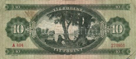 1949-1962. 10Ft (3x) klf évszámmal T:III