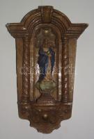 Fali szentély gipszből 29x19 cm