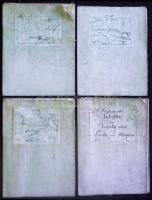 1806 Lipszky János: Mappa generalis regni Hungariae... c. Magyarország első modern térképe. 3 szelvé...