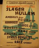 1968 Plakát Sláger hullám a fegyveres erők klubjában