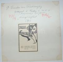 1936 Truskovszky Dezső: Kíváncsiság. A soproni jubiláris művészi fényképkiállítás anyagából, a kiáll...