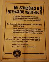 1968 Plakát Állami Biztosító