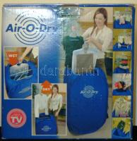 Air-O-dry márkájú ruhaszárító zsák eredeti dobozában