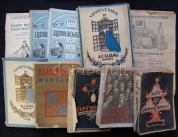 1900-1920 Pesti Hírlap, Est, Az Újság... kiadásában megjelent 11 könyv vegyes minőségben