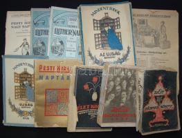 1900-1920 Pesti Hírlap, Est, Az Újság... kiadásában megjelent 11 könyv vegyes minőségben