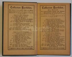 Collection Hartleben 21 db német nyelvű regény egységes aranyozott festett egészvászon kötésben jó á...