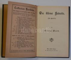 Collection Hartleben 21 db német nyelvű regény egységes aranyozott festett egészvászon kötésben jó á...