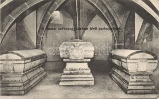 Kassa cathedral, the tombs of Rákóczi, Eszterházy and Sibrik