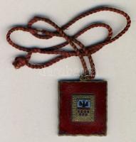 1936 "Erdélyi Szépmíves Céh" zománcozott, szögletes Br emlékérem T:2