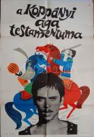 1968 A koppányi aga testamentuma c. film nagyalakú plakátja