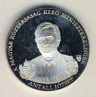 1993. Antall József ffém emlékérem, dísztokban T:PP