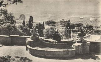 Frascati Villa Aldobrandini fountain