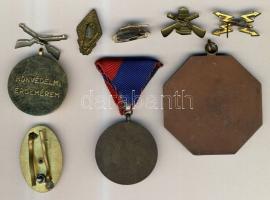 Kis militária tétel: Munkásőr kitüntetés, Honvédelmi érdemérem, Élenjáró katona, kitűzők,Honvédelmi ...