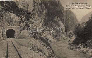 Sarajevo railway line around the Turkish border