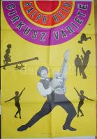 1968 Négyesi Lajosné: Ralph Heid Cirkusz varieté, plakát