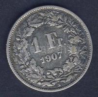 Svájc 1927B 1Fr Ag T:2/3