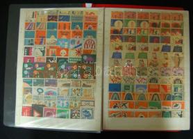 312 db klf régi magyar gyufacímke