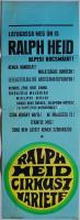 1968 Ralph Heid varieté plakátja