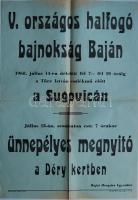 1968 Orsz. halfogó bajnokság plakátja