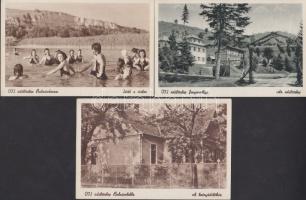 Visegrád Horthy Miklós telep, OTI üdülőtelep - 6 db használatlan régi képeslap