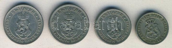 Bulgária 1888. 2 1/2st + 1906. 10st + 1912. 10st + 1913. 5st T:2,2-